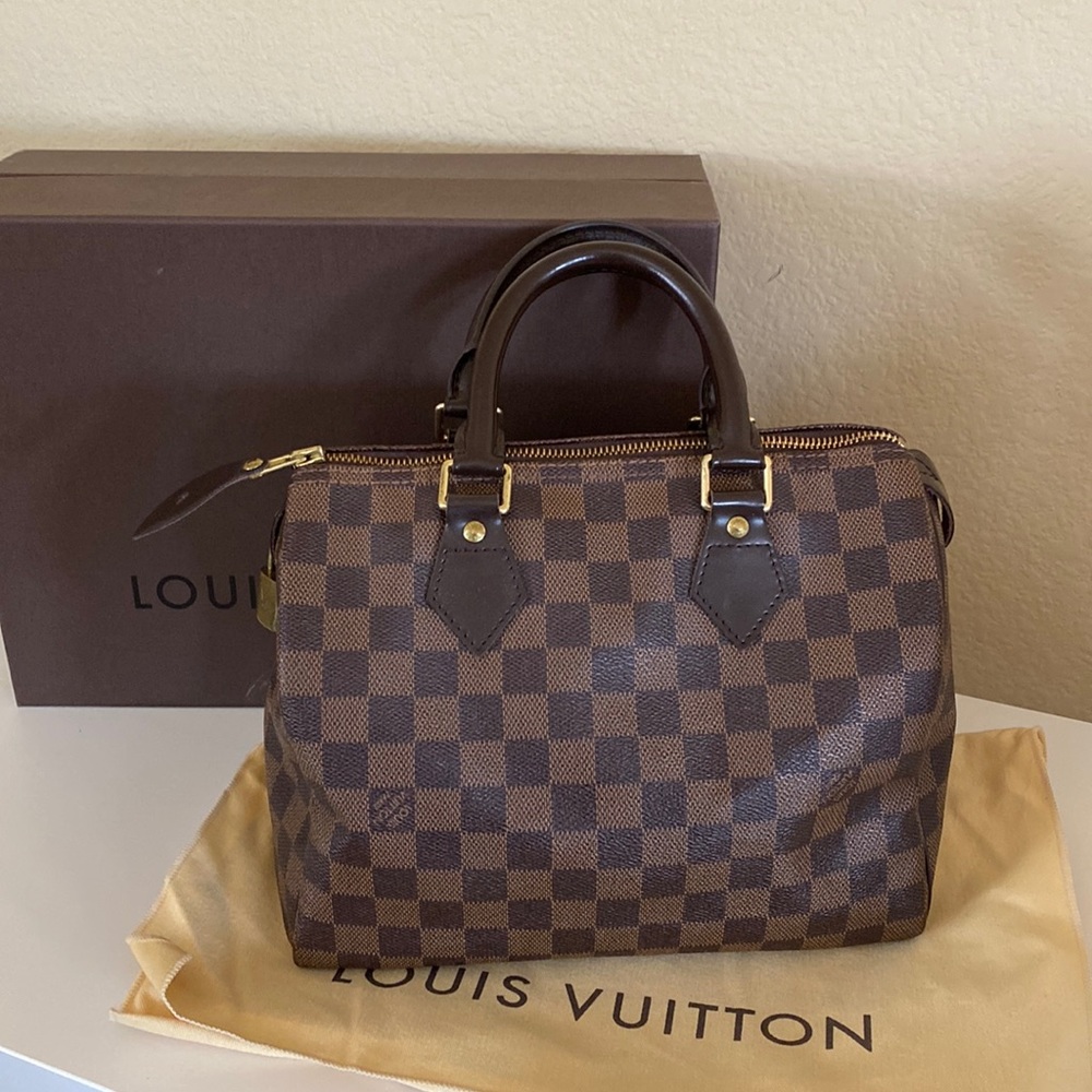 SOLD🚫Louis Vuitton Speedy 25 Damier Ebene